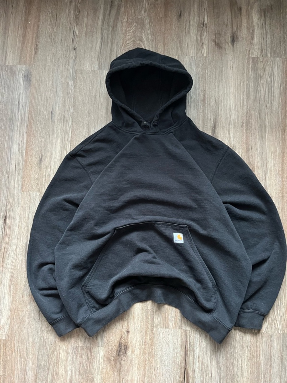 Vintage Carhartt Midweight Pullover Hoodie - Black - Size [XL]